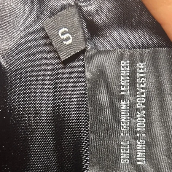 Winlit Women's Classic Black Leather Jacket - Picture 3 of 8